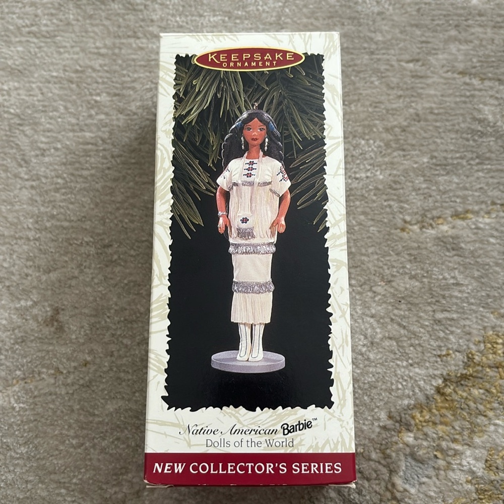 Hallmark Keepsake Ornament - Dolls of the World - Native American Barbie 1996